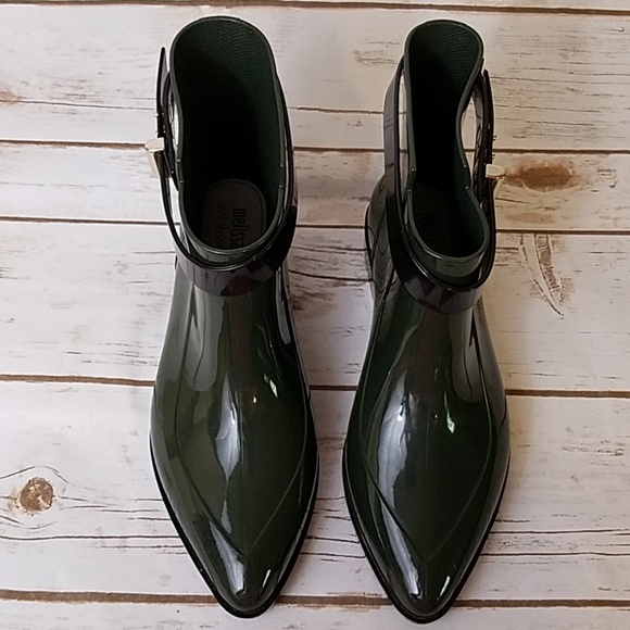 🚫SOLD Melissa + Jason Wu Rubber Ankle Boots - Picture 4 of 8